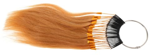 VALICLUD Echthaar Haarringe zum Färben Praktisches Haardesign Zubehör aus Echtem Haar für Hairstyling und Haarfärbung Übung
