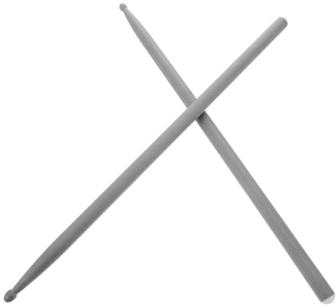 Parliky Baquetas Diseño Portátil Ligero Antideslizantes de Fibra de Carbono para Batería 7a Ideales para Practicar Batería Lugar