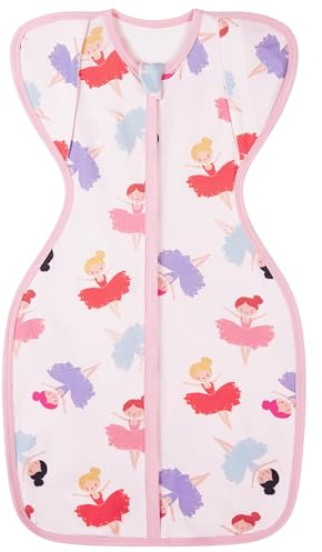 i-baby Schlafsack Baby 1 TOG, Pucksack Baby 0-3 Monate mit 2-in-1 Verstellbare Arme-Schlafsack mit Outlast® Technologie, Swaddelschlafsack mit Doppelreißverschlus für Neugeborene