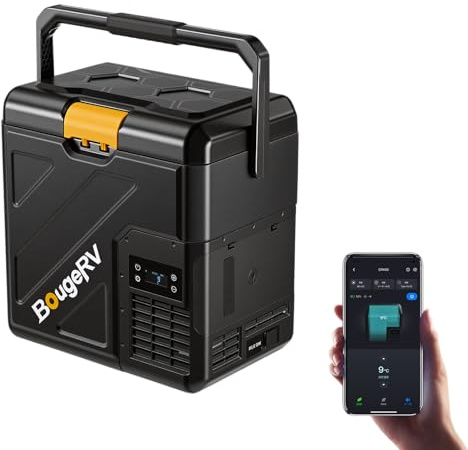 BougeRV 12V Fridge CRH20 20L, IPX4, -20℃ to 20℃ Portable Car Freezer