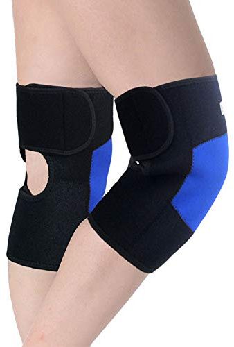 Self-Heating Knee Pads, Adjustable Tourmaline Magnetic Therapy Pad for Arthritis Joint Pain Relief and Injury Recovery/1 Pair,2 Pairs(1 Pair)
