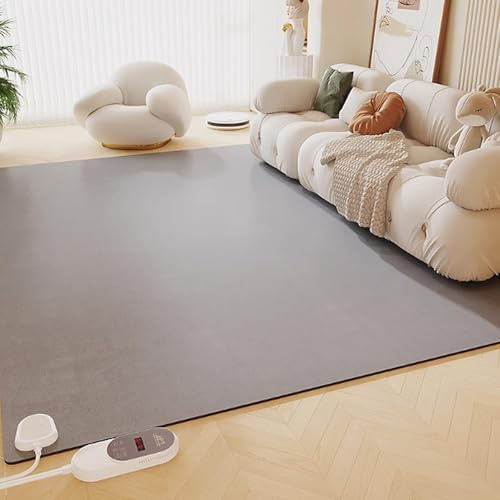 Verstellbare intelligente Heizmatte, wasserdichter Heizteppich für den Innenbereich, für Wohnzimmer, Schlafzimmer, Arbeitszimmer und Yoga