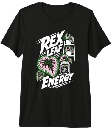 Rex Begonia Plant Energy Propagation Premium T-Shirt