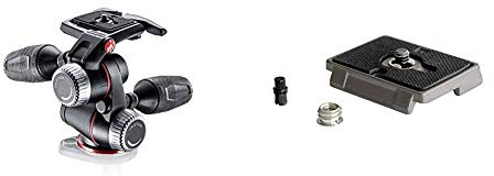 Manfrotto X-PRO 3 Way Head with Retractable Levers and Quick Release Plate