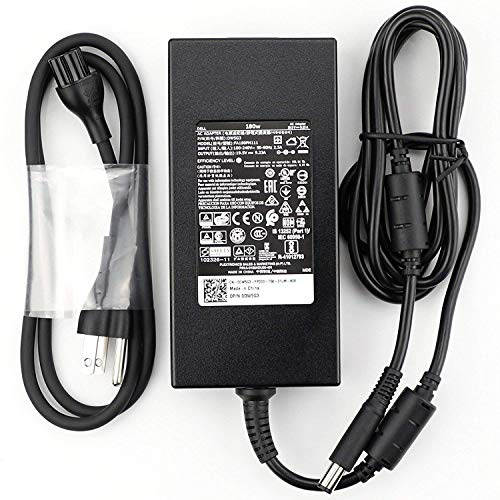 Dell AC Adapter, 180W, 19.5V, 3 Pin, 7.4mm, C6 Power Cord, 45G4G (Pin, 7.4mm, C6 Power Cord)