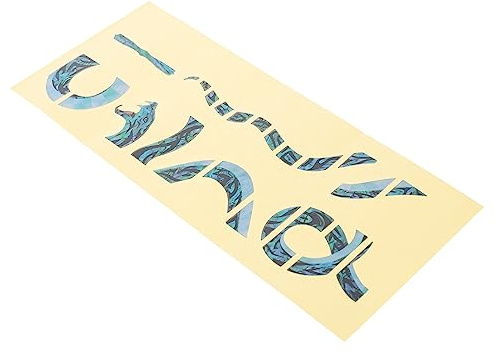 Gitarrengriffbrett Aufkleber Gitarrenaufkleber Notizen E-gitarre Gitarrengriffbrett Bünde Kartenaufkleber Gitarrenhals Selbstklebender Aufkleber Tafel Papier Schutzplatte