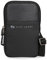 Pepe Jeans Jarvis Bandolera Porta Móvil Negro 10,5x18x2 cms Poliéster con detalles en Piel Sintética