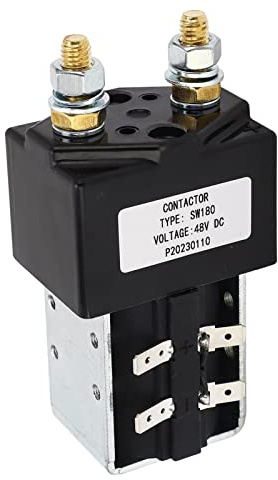 Solenoide 48V DC, SW180 Solenoide del Contattore per Club Car Carrello da, Veicolo Elettrico, Auto Elettrica, Carrello Elevatore Elettrico, Treno, Nave