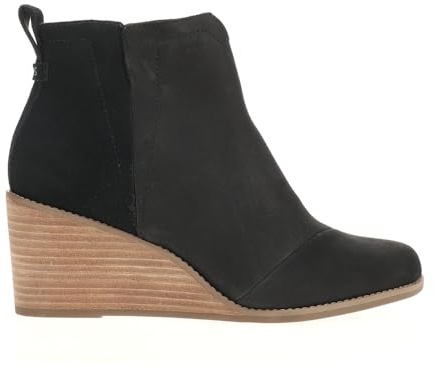 TOMS Damen Clare Stiefelette, Schwarz, 38.5 EU