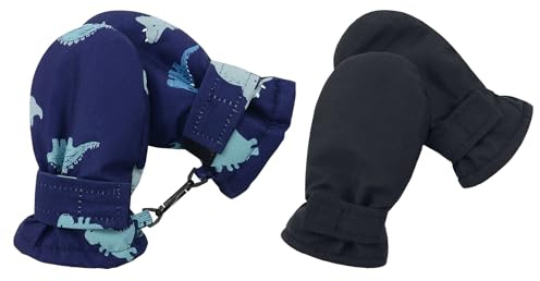 Century Star Skihandschuhe Kinder 2 Paar Fahrradhandschuhe Kinder Warm Winterhandschuhe Fahrrad Winterhandschuhe Mädchen Jungen Wasserdicht
