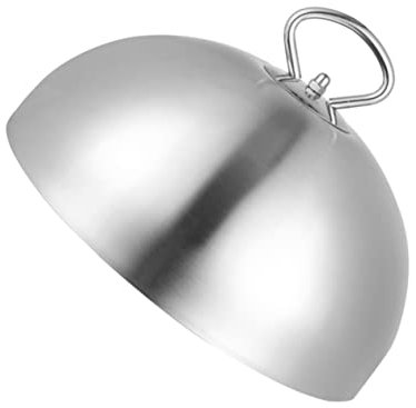 UTHCLO Stainless Steel Burger Cover Dome Lid for Food and Meat, Anti Oil Splashing Basting Cover, Even Cooking and Steam Retention for Home and Restaurant Use