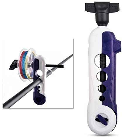 OROOTL Mini Angelschnur Aufspulgerät Line Spooler Rollenwickler Angelrollen Zubehör Spulgerät Spooling Gerät für Verschiedene Ruten