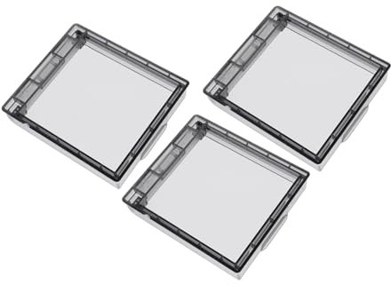 SEWOART 3pezzi Protezione Luce Sicurezza Copertura Protettiva Per Scatola Luminosa Resistente Facile Da Pulire e Installare
