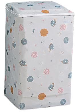 BEBEMOKO Full-cover Waterproof Washing Machine Cover Sun-proof Roller Washer Protective Dustproof Cover for Outdoor Use