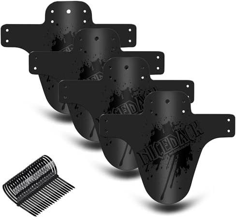 NICEDACK MTB Schutzbleche,Fahrrad Mudguard 2 Stücke MTB Mud Guard Mountainbike Hinten und Vorne Schlamm schaber Spritzschutz