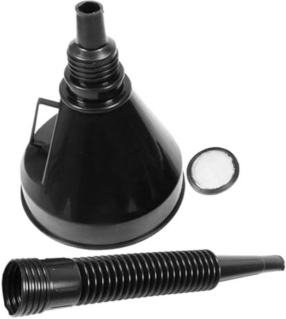 Cabilock Entonnoir de remplissage huile moteur inoxydable entonnoirs de voiture entonnoir pour voiture entonnoir de transmission d'huile entonnoir à huile pour moteur Plastique