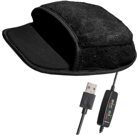 OSALADI Beheiztes Mauspad USB Für Büro Und Heim Mausunterlage Winter Warm Mauspad Mit Heizfunktion rutschfest Komfortabel Für Gamer Und Arbeitsplatz