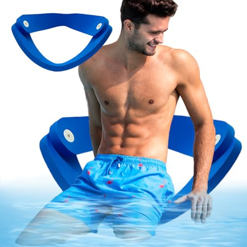 Wasserliege,Wasserhängematte Unterwassersitz - Ergonomische Liegefläche für Familien Freunde Erwachsene Reise am See Pool Sonne Schwimmen