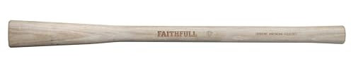 Faithfull Pick & Mattock Replacement Handle – FSC® Certified Hickory Wood with Wax Finish – 915mm (36in)
