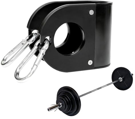 Generisch Fitness Clips Barbell - Ergonomische Kohlenstoffstahl Hantel U-Klemmen | Zubehör Für Hantelbank Rudern & Schlingentrainer