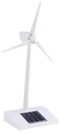 BESPORTBLE Mulino a Vento Solare Da Tavolo in Plastica Abs Bianca, Riproduzione Di Turbina Eolica Educativa Per Ragazzo Ragazza, Senza Batterie Né Colla, Decorazione Per Ufficio e Cameretta