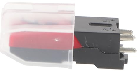 CONGARTENO Aguja de Repuesto y Material Abs Cabeza Precisa para Tocadiscos para Mejor Rendimiento de Voz y Música en Discos de Vinilo