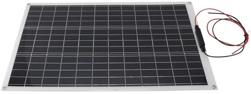 Asixxsix Kit de Panneaux Solaires, Monocristallin 300W, avec Contrôleur de Charge Solaire et Pince de Batterie 18V pour Camping-car, Bateau, Remorque