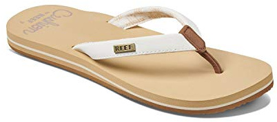 REEF Cushion Sands Tongs pour femme, avec semelle intérieure rembourrée ultra douce, soutien de la voûte plantaire, pour la plage, cloud, 38.5 EU