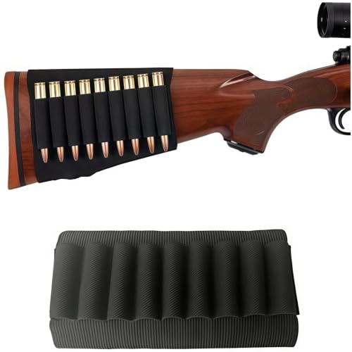 ACEXIER Tactical 9 Runden Patronenhalter Patronen Munitionsträger Geschossbeutel für MP 512-36 Elastic Butt Stock Jagdgewehr Zubehör