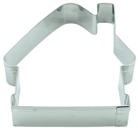 BekkiB Cortador de galletas Haus – aprox. 9,5 x 8,5 cm – apto para lavavajillas, cortador grande para galletas, galletas o pan de jengibre – 11060