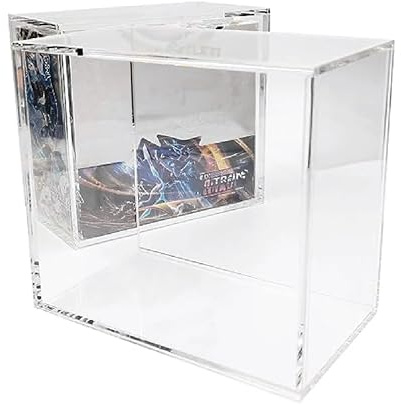 Friki Monkey Akryldisplaybox för Pokemon Booster Box: Skydda lådor, samla och visa upp med stil! - Displaymått för 36 kuvert, superstark