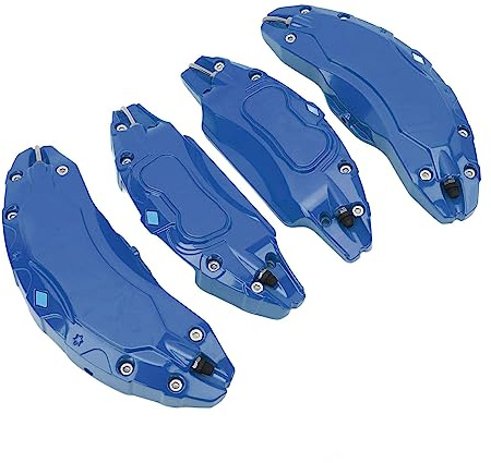 Raguso Caliper Trim Bright Color Front Rear Brake Caliper Covers Wheel Caliper Cover Car Caliper Covers for 19 20 Inch Y Model Wheel Hub (Blue)