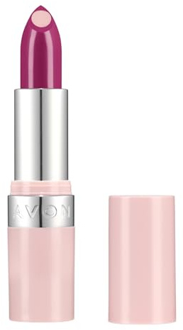 Avon Hydramatic Shine Lipstick 3.6g | Hydrating Intense Colour | SPF 20 | Plumper and Smoother Looking Lips | Cruelty Free | Hydra Shine Fuchsia