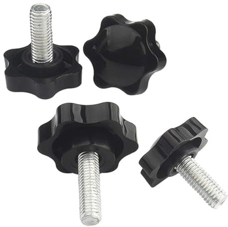 PLLJIAXUAMCLNL Rändelschrauben Schrauben Sternkopf Bakelit-Griffknöpfe Torx-Griff-Schrauben (M6*60mm，10 pcs)