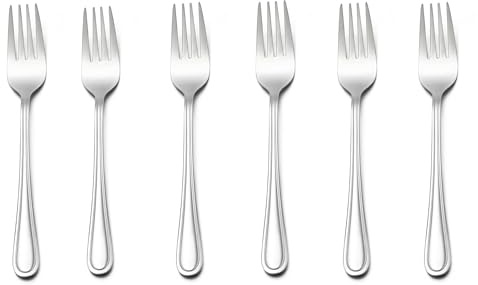 LIANYU 6-Piece Toddler Utensils Forks, Kids Silverware Forks for 2-10 Year Old, Children Cutlery Flatware Set, Kids Child Utensils for Home Preschools, Dishwasher Safe