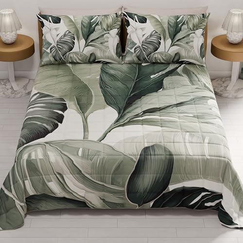PETTI Artigiani Italiani - Copriletto Matrimoniale Estivo 260x270cm 100 g/m² Double Face, Trapuntino Matrimoniale Primaverile, Trapunta Leggera, Floreale 4, 100% Made in Italy