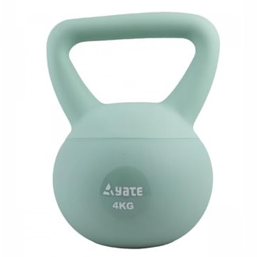 Yate Soft Kettlebell – Bodenschonendes Trainingsgewicht mit ergonomischem Griff & weicher Füllung - Kugelhantel weich 2kg - 8kg Kettle Bell