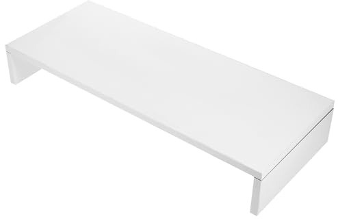 BESPORTBLE Support Ordinateur Portable Élégant et Robuste, Rehausseur Écran Bureau en Mdf , Élévateur à Écran pour Moniteur PC et Tv, pour Bureau et Maison