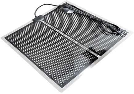 Heizmatte Für Reptilienbehälter - 15x14cm Elektrisch 5W Wasserdicht Einstellbar Sofort Heizgeraet | Aquarium Reptilien Heizmatte - Für Haustiere Kleintiere Pflanzen Eidechsen Frösche