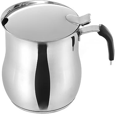 KASANOVA Bollilatte 1 litro con coperchio, per induzione e tutti i piani cottura