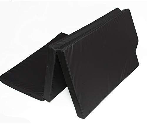 Premium Schlafauflage für V-Klasse, Vito & Tourer | Klappmatratze 190x142x8 cm, schwarz | Faltbare Matratze für Bus, Faltmatratze Camping