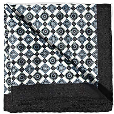 BRERA 67 Stofftaschentücher Herren für Anzug aus Seide | gemustert Einstecktuch 30x30 | elegante Taschentücher für Herren Stoff | Tuch mit Fliege und Krawatte zu kombinieren