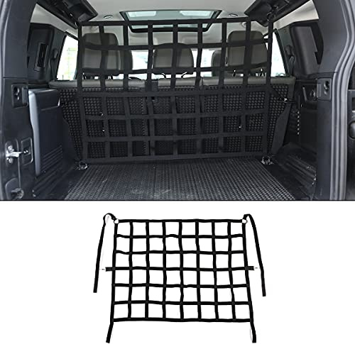 CHEYA Pet Restraint Net Dog Fence Car Backseat Divider Vehicle Gate Cargo Area Travel Trunk Mesh Net Screen for Land Rover Defender 110 2020 2021 (Style A)