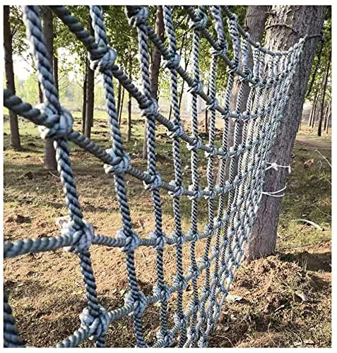KDSD8FFF Indoor- Und Outdoor-Sport-Kletternetz, Kletternetz Für Kinder-Klettergerüste, Swingsets Und Hindernisparcours Im Ninja-Warrior-Stil,200x200cm(6.6 * 6.6ft)