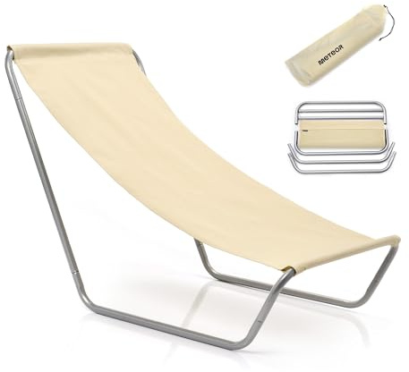 meteor Klappbarer Campingstuhl Sonnenliege Leichter strapazierfähiger Perfekt Camping Beach Festivals Garten Trips Faltstuhl Klappstuhl Gartenstuhl Relaxsessel