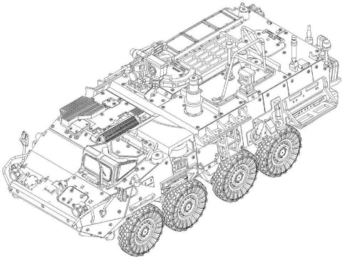 Trumpeter 757429-1/72 M1135 Stryker NBC RV - Maßstab 1:72