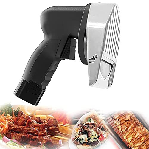 Meat Slicer Machine,Dedicated Turkish Electric Barbecue Electric Kebab Slicer Charging Handheld Doner Kebab Slicer for Butcher Shops,Restaurants,Cafes,Apartments,B (B)
