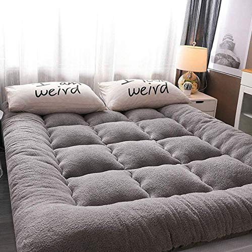 Japanische Bodenmatratze, Japanische Futon-Matratze Atmungsaktiv Full Size Weiche Futon-Bodenmatratze, Japanische Traditionelle Futon Tatami Falten Wolle Dicke Warme Doppelschlafmatte