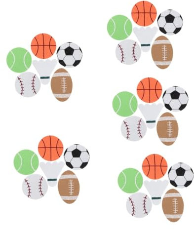 Abaodam 20packungen Pack - Foam Aufkleber Für Party-dekorationen Selbstklebende Sticker Für Scrapbooking Geeignet Für Basketball Fußball Tennis Und Badminton Pro Packung