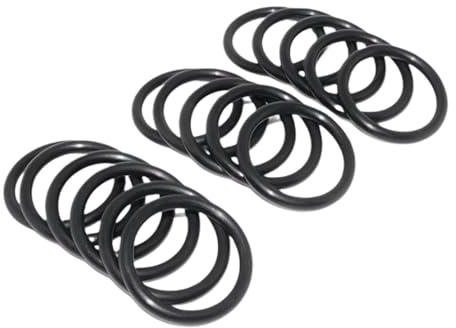 EPDM O-Ring 100mm Außendurchmesser, 90mm ID, 5mm Breite, Schwarze O-Ringe Packung mit 2